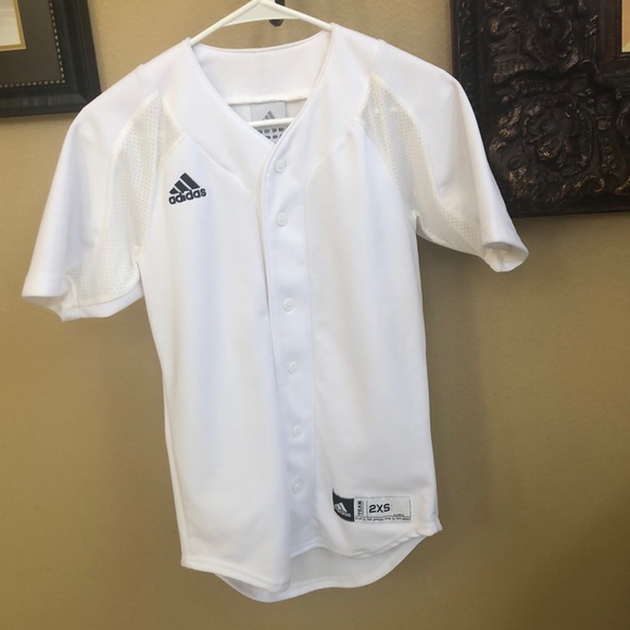 adidas button up jersey